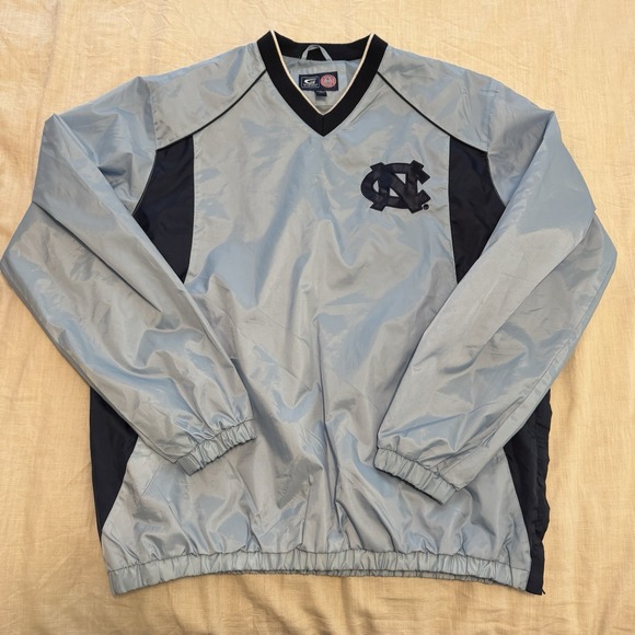 G-III Jackets & Blazers - VTG North Carolina Tar Heels G-III Sports Jacket Large Spell Out Bottom‎ Zip 00s